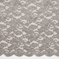 thumbnail image 2 of Zelouf Vienna Floral Lace W/glitter & Scallop  , Sewing, DIY, Crafts Fabric by the Yard, Taupe Allure, 3 Yard, 2 of 2