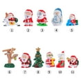 thumbnail image 2 of KOYPTL 11pcs-Tabletop Christmas Decoration for Bedroom Fireplace,Santa Snowman Resin Microlandscape Statue Ornament for Clear Xmas Ball Doll House Crystal Ball Accessories Chrismtas Stocking Stuffers, 2 of 7