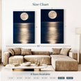 thumbnail image 4 of Elephant Stock Night Ocean Wall Art - Vertical Canvas Wall Art - Living Room Wall Decor - Astronomy & Space Canvas - Blue And Beige Decor - 32" x 48", 4 of 8