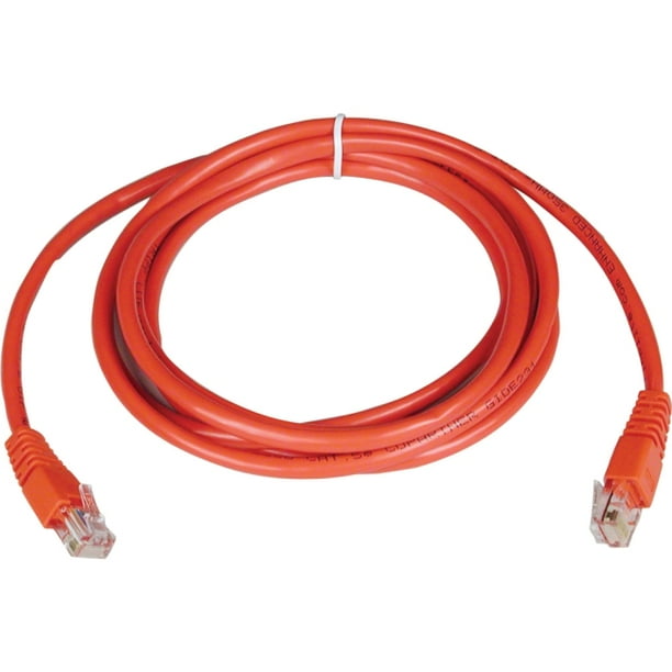 Tripp Lite 14ft Cat5e 350MHz Molded Patch Cable (RJ45 M/M) Red
