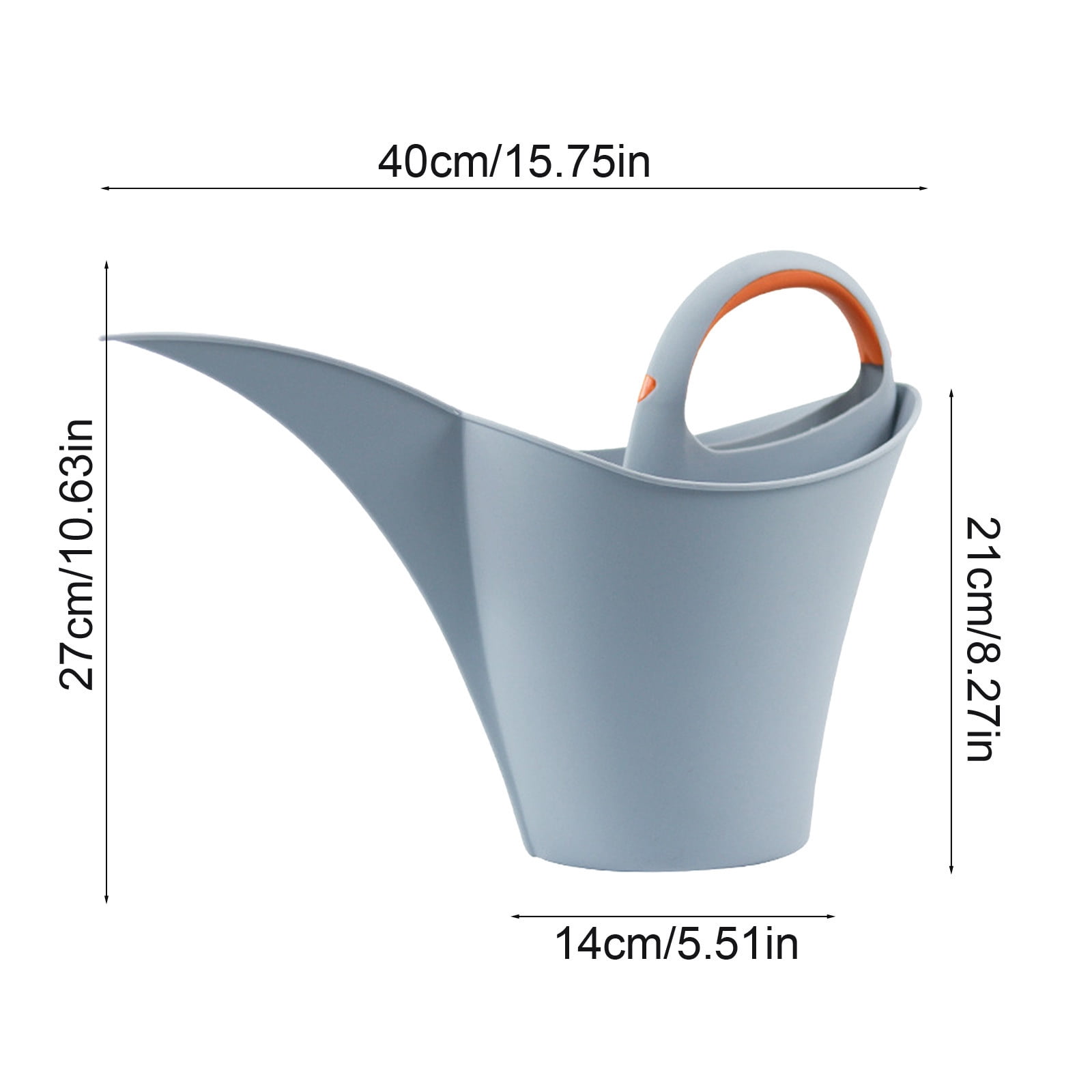 Lunxisen 4 Pcs Watering Can for Plants Large Capacity Thickened Durable Long Spout Indoor Outdoor Gardening Essential Tool for Home Garden