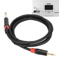 thumbnail image 3 of Cable Adaptador Macho De 3,5 Mm A Macho De 6,5 Mm, Adaptador Plug And Play De Baja Pérdida De 4,9 Pies De 3,5 Mm A 6,5 ​​mm Duradero Para Estaciones De Mezcla Para Equipos De, 3 of 7