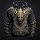 thumbnail image 2 of Sudadera con capucha con estampado de dragón chino para hombre, moda 3D, sudadera con estampado de dragón, nueva sudadera de gran tamaño estilo hip hop Harajuku, 2 of 5