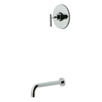 Kingston Brass KB6331CMLTO Manhattan Single-Handle Pressure Balanced Tub Faucet, Polished Chrome