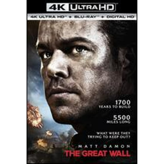 Pre-Owned The Great Wall [4K Ultra HD Blu-ray/Blu-ray] (Blu-Ray 0191329006733) directed by Zhang Yimou