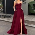 thumbnail image 2 of Women'S Long Slim Tube Top Dress Bridesmaid Dress Bestie Fashion Bridesmaid Group Evening Dress, 2 of 2