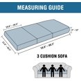 thumbnail image 3 of Super Stretch Stylish Cushions Covers/Furniture Cover Spandex Jacquard Small Checked Pattern Super Soft Slipcover Washable Individual, 3 of 8