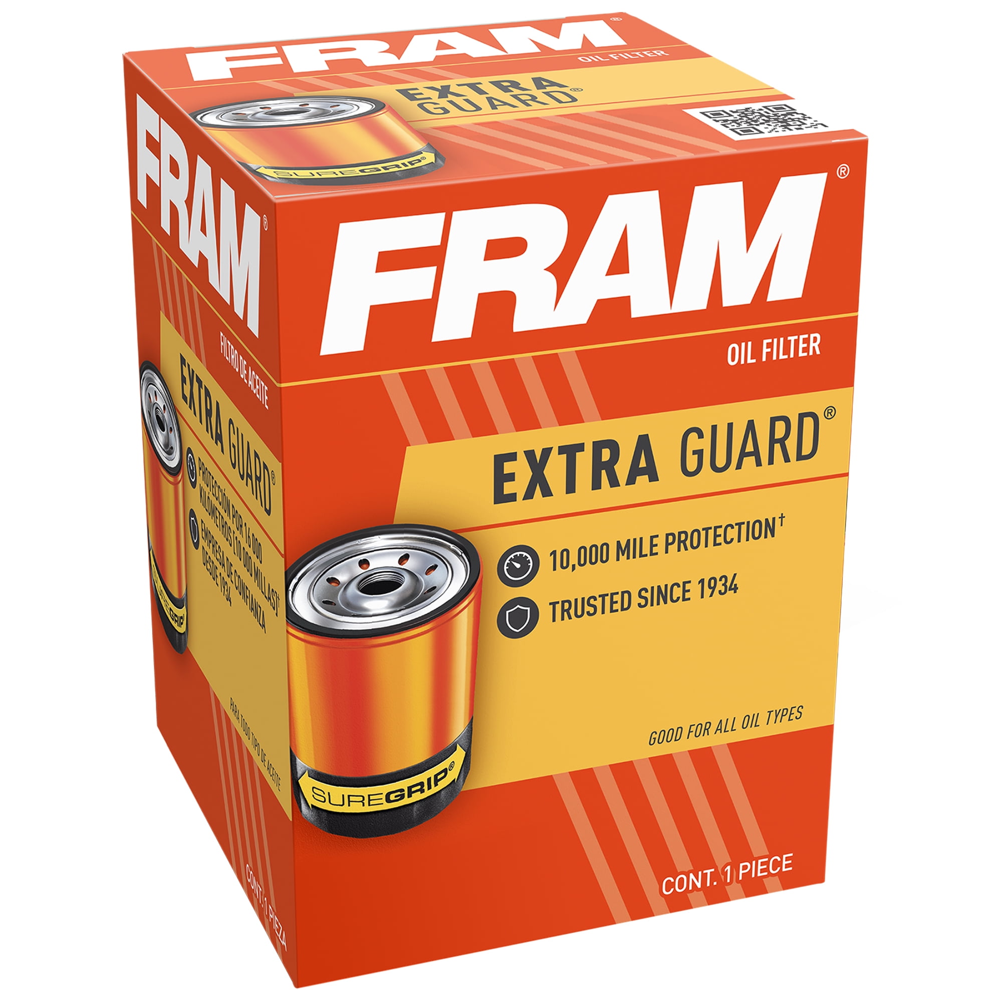 FRAM Extra Guard Oil Filter, PH3985 for Select Dodge, Eagle, Jeep, Peugeot,  and Renault Vehicles 