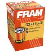 FRAM Extra Guard Filter PH43, 10K mile Change Interval Oil Filter for Select Chrysler, Dodge, Ford, Freightliner, Lotus, New Holland, Nissan, and Plymouth Vehicles