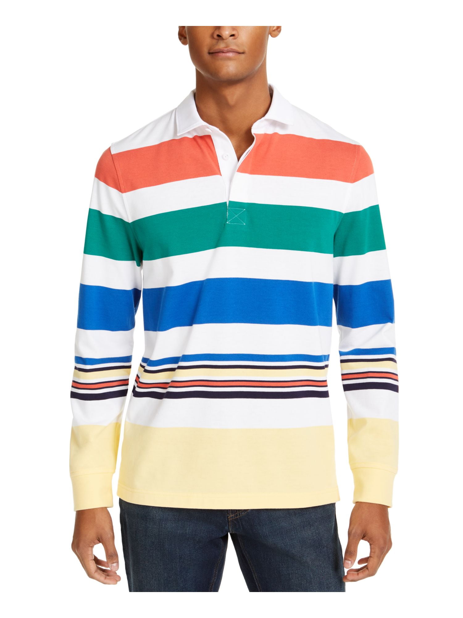 long sleeve collared shirt striped