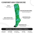 thumbnail image 3 of Lsque Octopus1 Pattern Sport Compression Socks for Men & Women 15-20 mmHg Knee High Nurse Pregnant Running Medical and Travel Athletic, 3 of 6