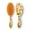 Orange Tabby Cat Funny Playful Postures, variant on WIRESTER Confetti Glitter Detangling Oval Shaped Hair Brush With Long Soft Nylon Bristles for Curly, Frizzy, Thick Hair Baby Kids Girls - Better Late Than Ugly Ocean Pattern