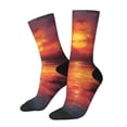 thumbnail image 1 of Fotbe Sunset River Western Cowboy Calcetas Largas con Estampado para Hombre y Mujer – Calcetas de Compresión Transpirables y Elásticas, Viajar y Uso Diario Talla 5-11, 1 of 6