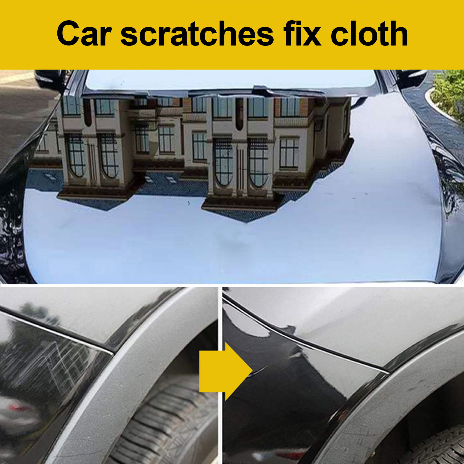 GMMGLT Nano Sparkle Cloth Car Scratches,Car Cloth Nano Sparkle,Scratch Cloth for Car,Nano Cloth for Car Paint Scratch Repair,Easy to Repair Light Scratch Car
