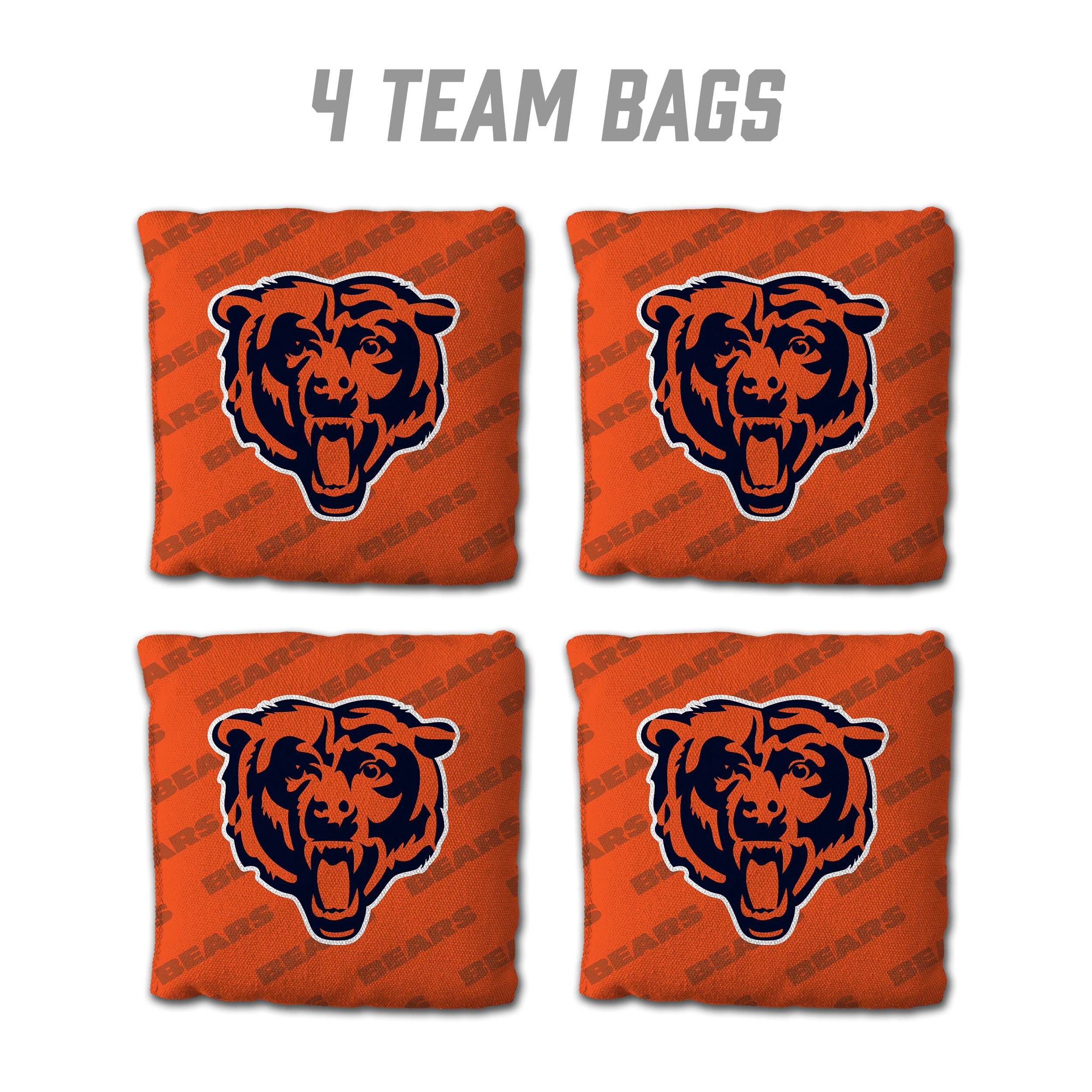 NFL Chicago Bears Cornhole Bags - 4PK - Orange