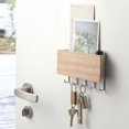 thumbnail image 4 of Cheers Home Office Decorative Wall Shelf Key Hooks Hanging Storage Holder Organizer, 4 of 6