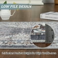 thumbnail image 4 of Yesurprise 2x6ft Persian Style Area Rugs - Gray Tone Pearl Velvet, 1150Gsm, 100% Polyester, 350Gsm Velvet Weight, Washed Back, Folding Simulation Printed Carpet Xm-Persia-Jian Ya Yi Xiao, 4 of 8