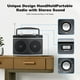 thumbnail image 5 of Radio AM/FM portátil Audiocrazy con altavoz Bluetooth, 5 of 7