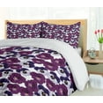 thumbnail image 5 of Ambesonne Pansy Duvet Cover Set, Spring Purple Blossoms Art, 2-Calking, Multicolor and White, 5 of 7