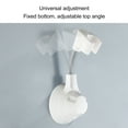 thumbnail image 6 of Adhesive Shower Head Holder No Drill Wall Mount Adjustable Height Angle Plastic Bathroom Bracket Universal Suction Cup Showerhead Mounting, 6 of 7