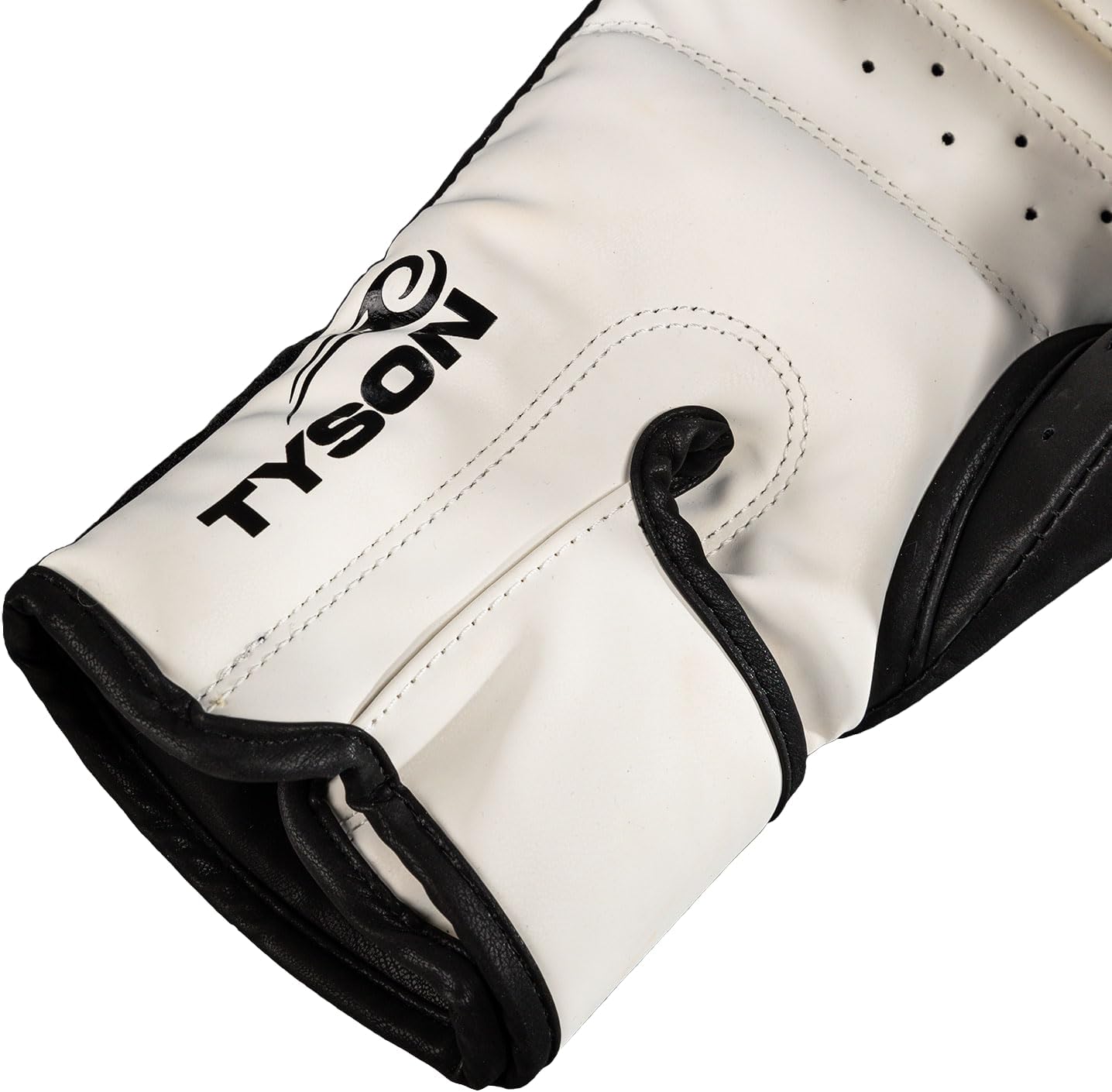Venum Mike Tyson Replica Boxing Gloves - Deep Black/Optical White - 12-Ounce