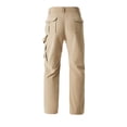 thumbnail image 3 of TOMVIGX Mens Cargo Pants Relaxed Fit Water Resistant Ripstop Hiking Pants Lightweight Elastic Waist Stretch Work Jeans Breathable Hunting Khaki Pants with Pockets 4XL, 3 of 8