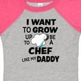 thumbnail image 4 of Inktastic I Want to Grow Up to Be a Chef Like My Daddy Boys or Girls Baby Bodysuit, 4 of 5