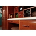 thumbnail image 2 of Amerock Mulholland 3 in (76 mm) Center-to-Center Rustic Brass Cabinet Pull, 2 of 12