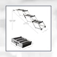 thumbnail image 6 of TRIXIE Heavy Duty Foldable 3 Step Pet Stairs, Lightweight Aluminum, Portable Pet Steps, 6 of 8