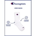 thumbnail image 5 of Champion Boys Cushion Performance+ Kid Crew Socks, 10 Pack, Sizes S–L, 5 of 5