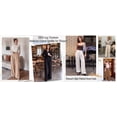 thumbnail image 5 of Sundazz Women's Dress Pants Wide Leg Work Pants High Waisted Business Casual Trousers with Pockets, 5 of 9