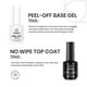 thumbnail image 2 of Set de esmaltes de uñas Beetles Peel Off, base y capa superior, 15 ml, 2 of 7