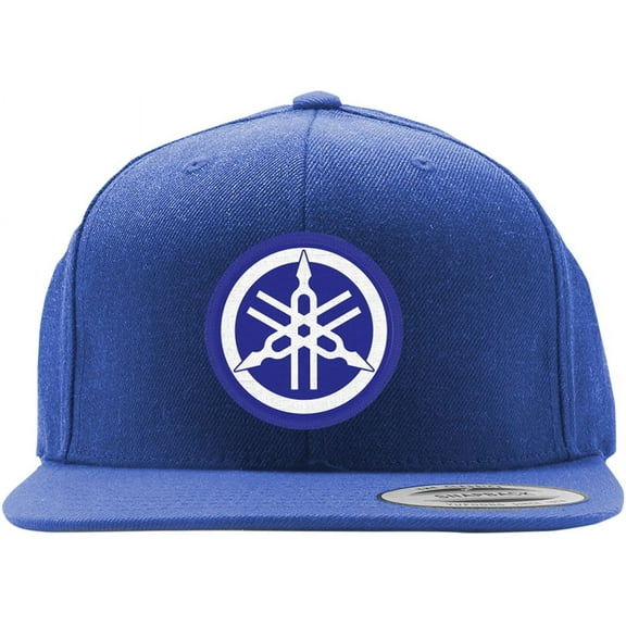 Youth Yamaha Tuning Fork Snapback Hat (Royal)