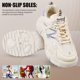 thumbnail image 3 of 1 par de zapatillas gruesas para mujer, zapatillas gruesas para mujer, zapatillas de moda, zapatos deportivos para mujer, talla 40, 3 of 6