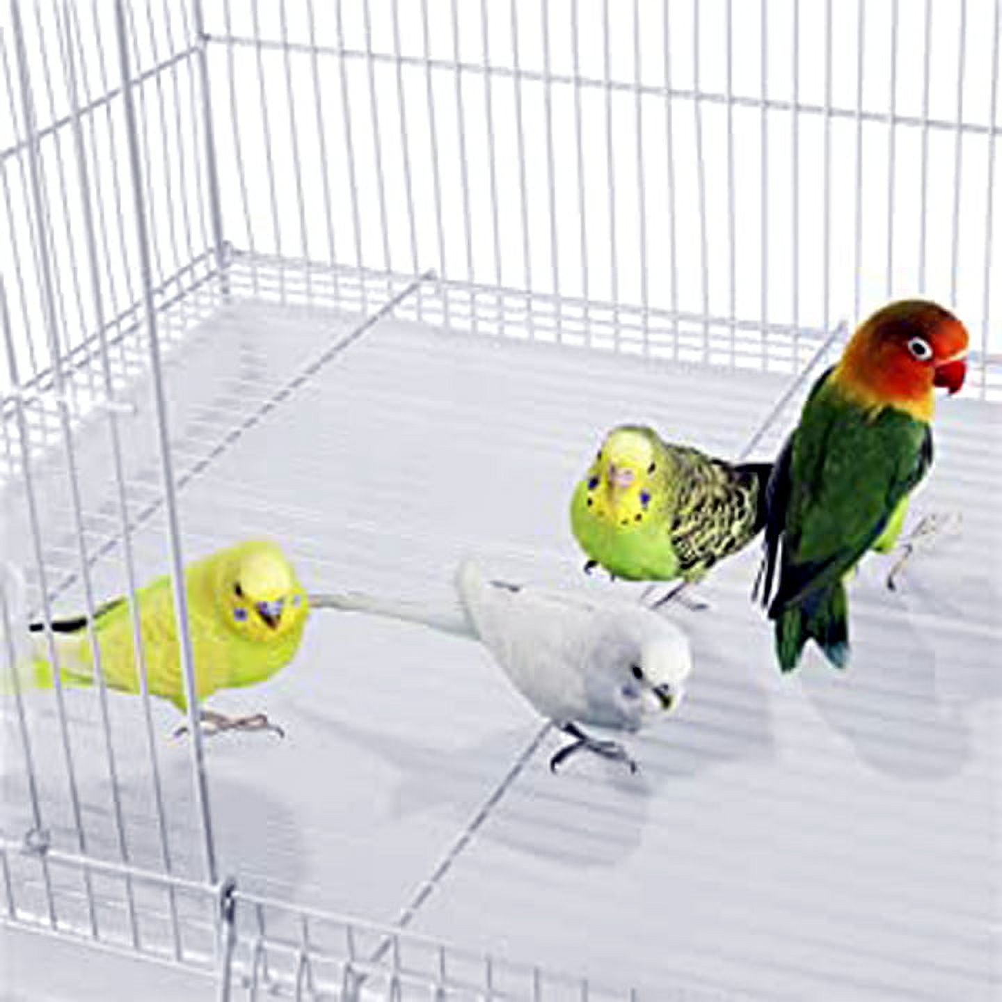 Extra Large 55" Multiple Flight Bird Breeding Breeder Cage with Removable Rolling Stand 3/8-inch Bar Spacing For Aviary Budgie Canary Finches Lovebirds