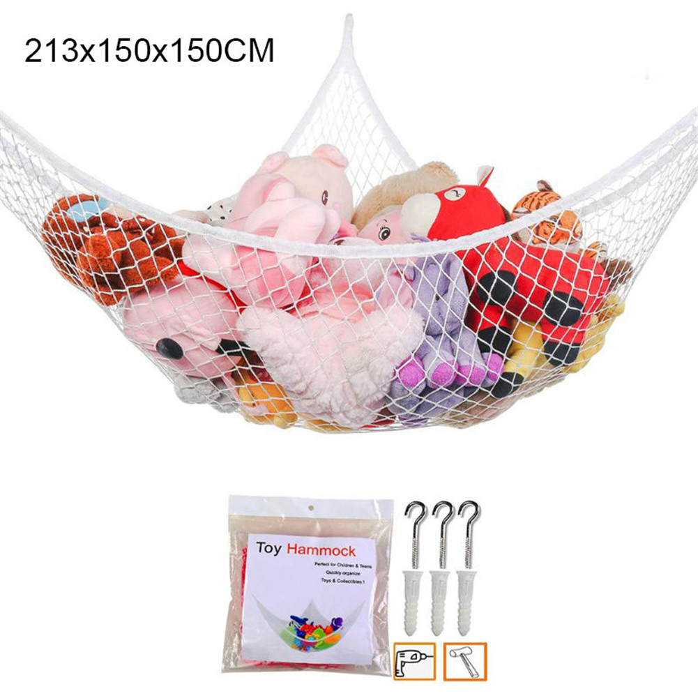 Children's toy storage hammock 213x150x150CM Household Storage Hammock