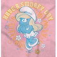 thumbnail image 2 of Have A Smurfy Day Smurfette Cartoon Women's Long Sleeve T Shirt Brisco Brands S, 2 of 6