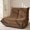 Brown-Single, variant on Beige Ottoman Bean Bag Chair Memory Foam Foot Rest