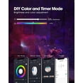 thumbnail image 4 of Led Starry Sky Projector, Smart Starry Projector Galaxy Night Light, Dimming Voice Control Wifi Connection Timer, Bedroom Decorate, Gift, Christmas, G, 4 of 5