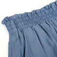 thumbnail image 5 of JIAYUE Women's Shorts Casual Loose Fit Everyday Wear Comfortable Relaxed Solid Color Lace Hem Elastic Waist For Spring Summer Autumn Fashionable Female Bottoms, 5 of 6