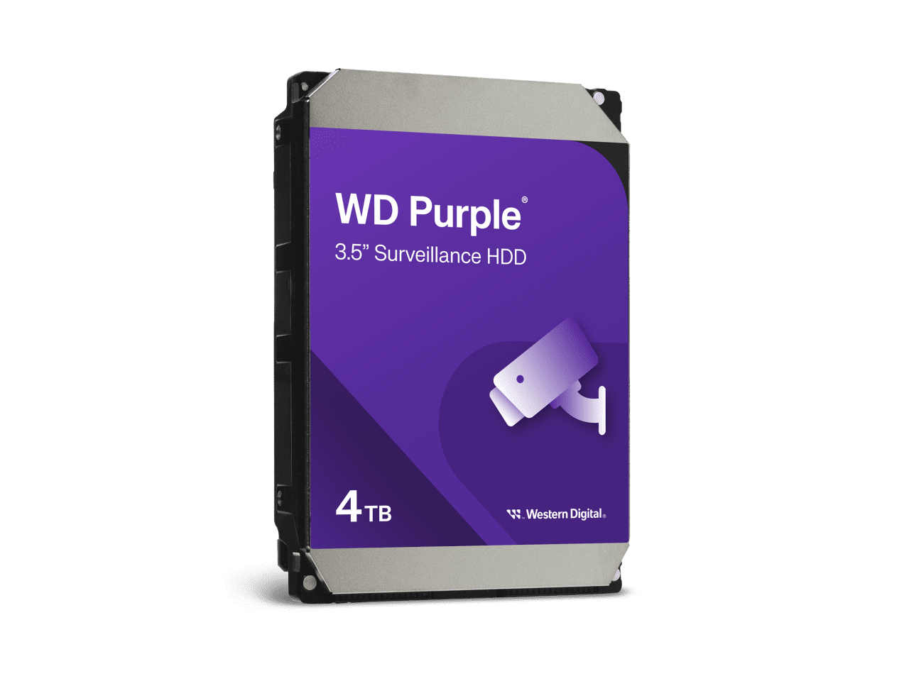 WD 4TB Purple Surveillance Internal Hard Drive - SATA 6 Gb/s, 256