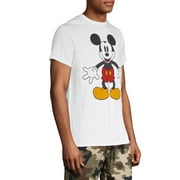 Mickey Mouse Disney Mens & Big Mens Classic Mickey Graphic Tee Shirt, Sizes S-3XL