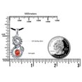 thumbnail image 5 of TANGPOET Dragon Necklace 925 Sterling Silver with Red Agate Personalized Vintage Punk Chinese Dragon Jewelry Gifts for Women Men…, 5 of 5