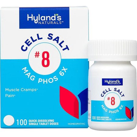Hylands PMS Relief Magnesia Phosphorica 6X Number 8 Cell Salt Tablets, 100 Ea, 2 Pack