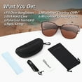 thumbnail image 6 of TINHAO Polarized Sunglasses Over Glasses for Women Men, Fit Over Glasses Sunglasses with Square Oversized UV Protection, 6 of 6