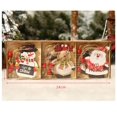 thumbnail image 2 of 2 cajas de decoración navideña, colgante creativo de baile sin rostro, muñeco de nieve, alce, artesanías de madera pintadas, accesorios de regalo, 2 of 5