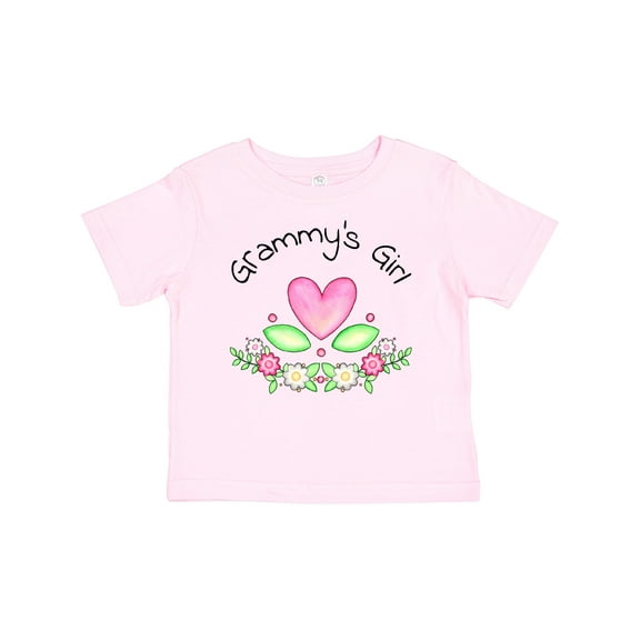 Inktastic Grammy's Girl Heart Flowers Girls Baby T-Shirt