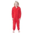 thumbnail image 2 of Sesame Street Toddler Elmo Sherpa Union Suit Costume Pajama For Boys Girls (3T), 2 of 4