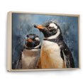 thumbnail image 2 of Designart "Dreamy Penguin Wonderland III" Penguin Floater Framed Wall Decor, 2 of 5