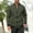 Army Green, variant on 2026 Men's Solid Bomber Jacket, Ribbed Collar Zipper Side Pockets Loose Fit Casual Daily Outerwear